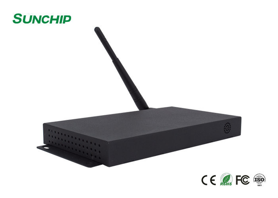 WIFI BT LAN 4G กล่องเครื่องเล่นสื่อเสริม LVDS EDP HD Metal Digital Signage Media Player