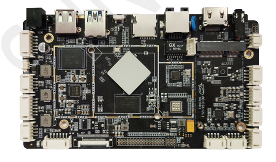 Rockchip RK3566 Quad Core แขนระบบฝังตัวบอร์ด 4K เมนบอร์ด LVDS EDP HD MIPI บอร์ดอุตสาหกรรมสำหรับหน้าจอสัมผัส