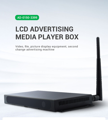 LCD Advertising HD Media Player Box พร้อมระบบปฏิบัติการ Android 9.1