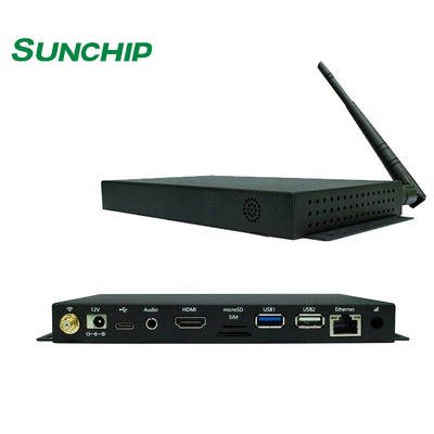 USB Touch Screen CPU 4G LTE SIM HD Media Player กล่องพร้อม RK3399 อันทรงพลัง