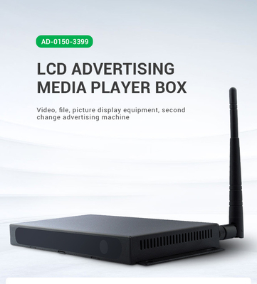 โฆษณา LCD LCD Media Player กล่องวัสดุระบบปฏิบัติการ Android 7.1