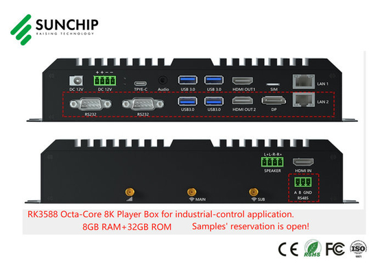 19.1 นิ้วยืดบาร์จอแสดงผล LCD ป้ายดิจิตอลที่มี WIFI 4 กรัม LAN ตัวเลือก