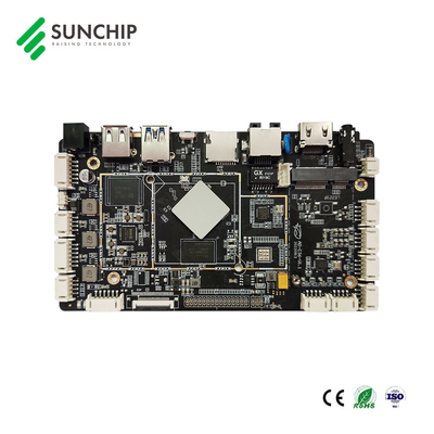 หน้าจอสัมผัสแบบโต้ตอบเมนบอร์ด Rockchip RK3566 Quad Core LVDS HD-MI 4K Arm Android เมนบอร์ด