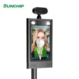 การควบคุมการเข้าถึงการจดจำใบหน้าเครื่องวัดอุณหภูมิอินฟราเรดถ่ายภาพความร้อนเซ็นเซอร์อุณหภูมิ